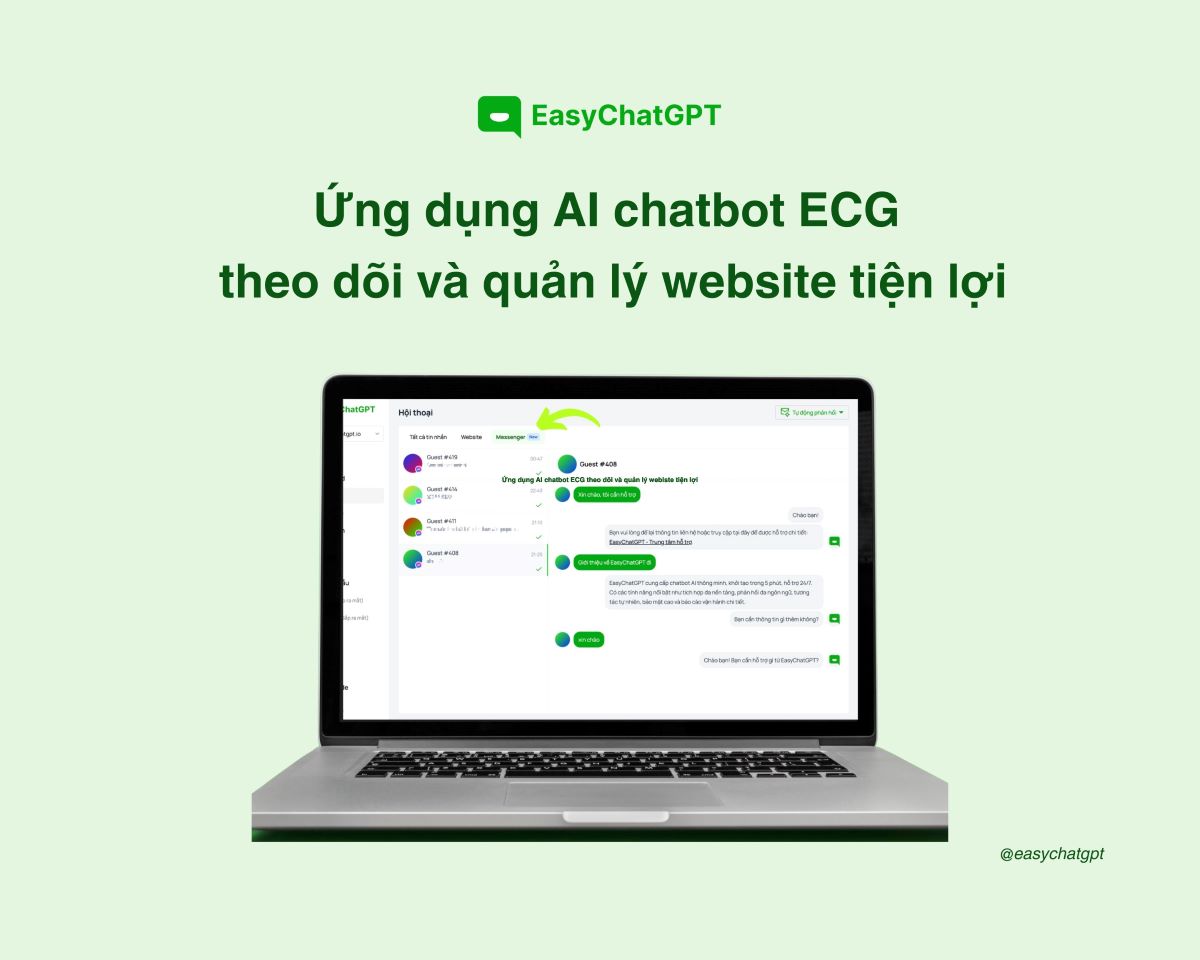 Doanh nghiệp cùng Easy AI Chat nâng cao trải nghiệm khách hàng và tạo chuyển đổi trực tuyến